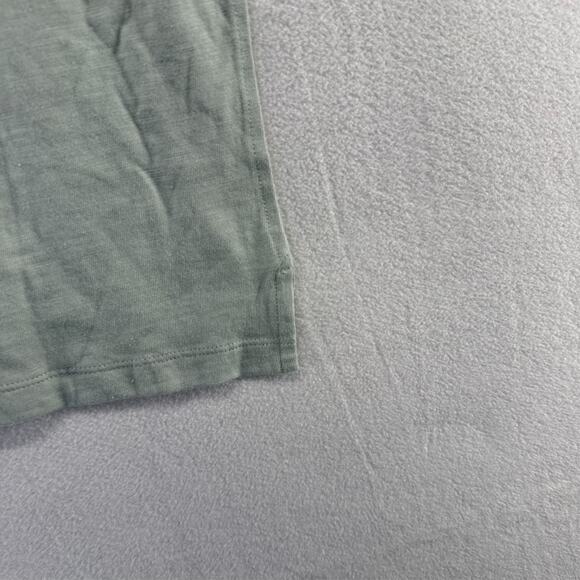 J Crew Polo Shirt men's Small Blue Slub Cotton Jersey Pocket Preppy Solid NEW - Picture 7 of 9